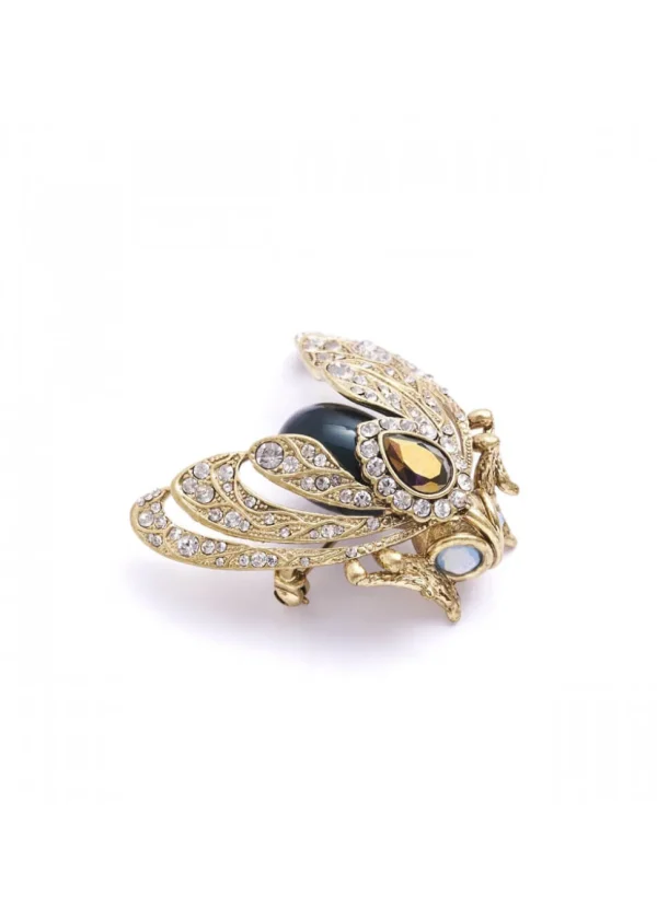 Bill Skinner Bejewelled Moth Brooch