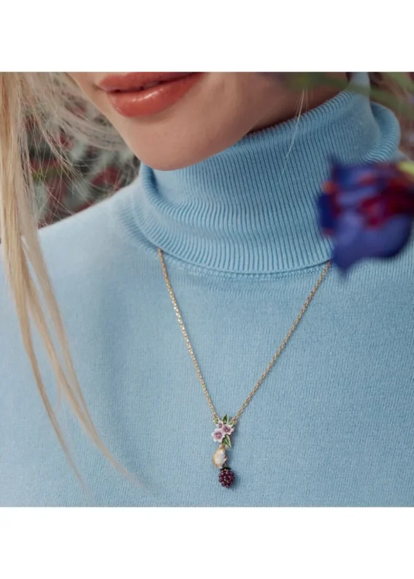 Bill Skinner Blackberry & Mouse Necklace