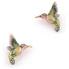 Bill Skinner Hummingbird Stud Earrings Gold