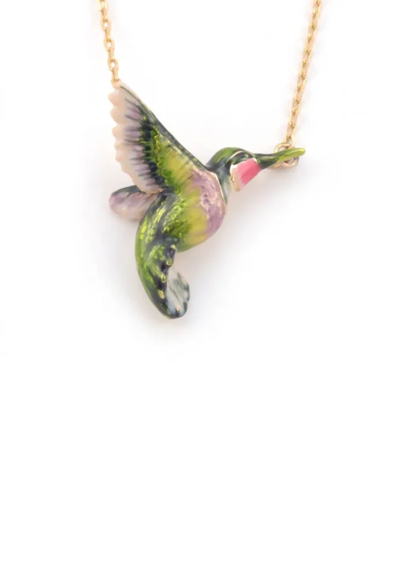 Bill Skinner Hummingbird Necklace Gold
