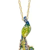 Bill Skinner Peacock Short Necklace