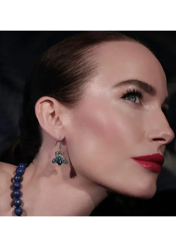 Bill Skinner Vintage Moth Drop Earrings