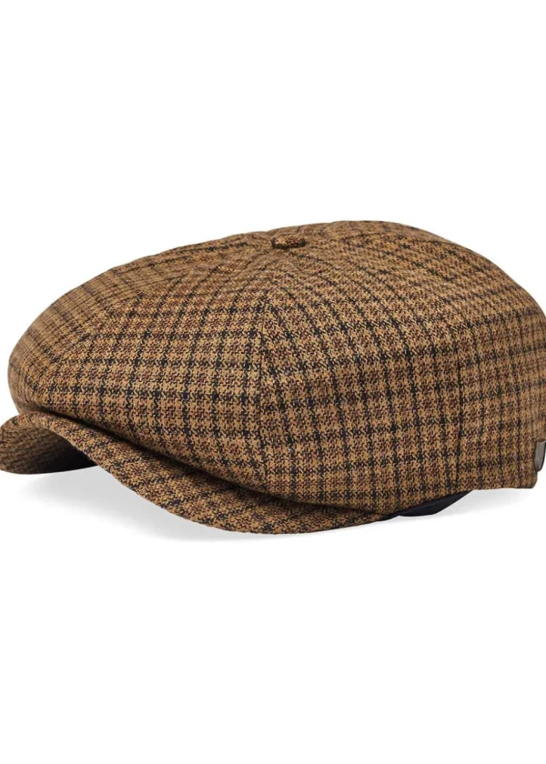 Brixton Brood Snap Cap Cap Camel Black