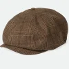 Brixton Brood Snap Cap Sand Oatmilk
