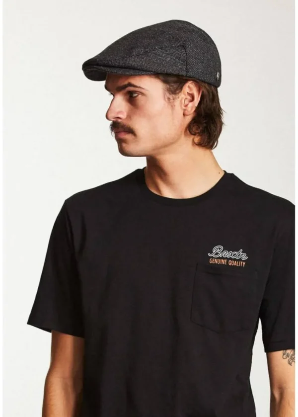 Brixton Hooligan Snap Cap Grey Black