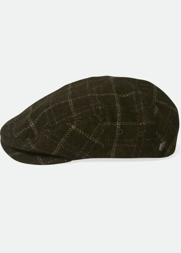 Brixton Hooligan Snap Cap Mossgreen Beige