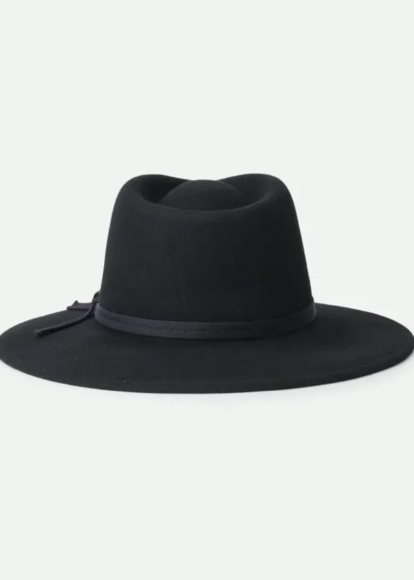 Brixton Joanna Foldable Felt Hat Black