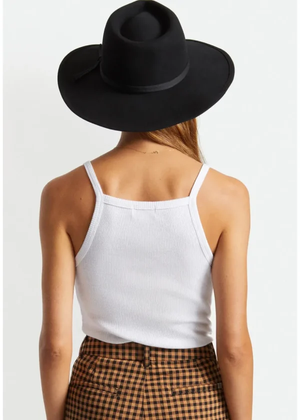 Brixton Joanna Foldable Felt Hat Black