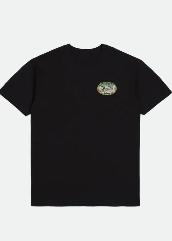Brixton Men Bass Brains Swim T-Shirt Black