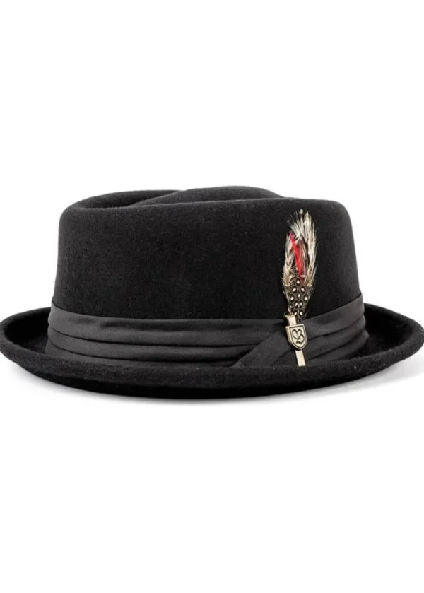 Brixton Stout Pork Pie Hat Black