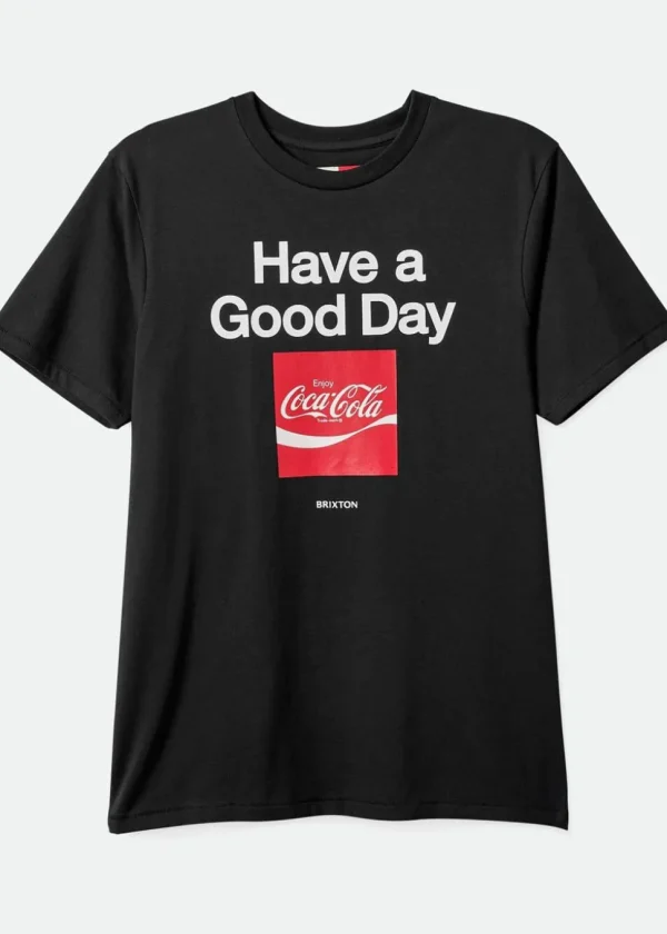 Brixton x Coca Cola Men's Good Day T-Shirt Black