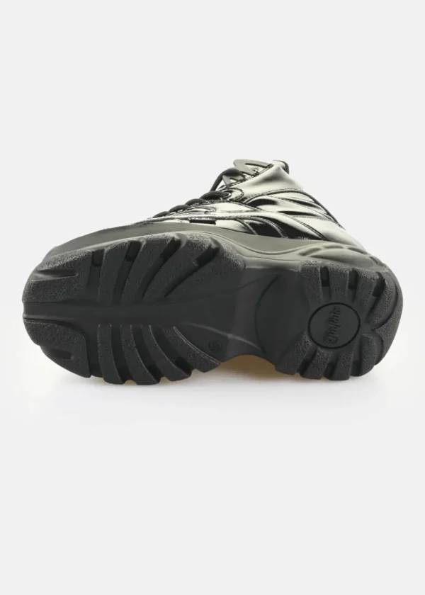 Buffalo London 1340-14 2.0 Patent Vegan Platform Sneakers in Black