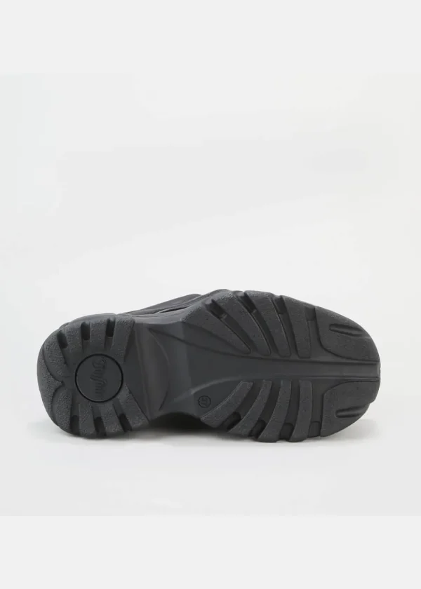 Buffalo London Classic Low Leather Platform Sneakers Black