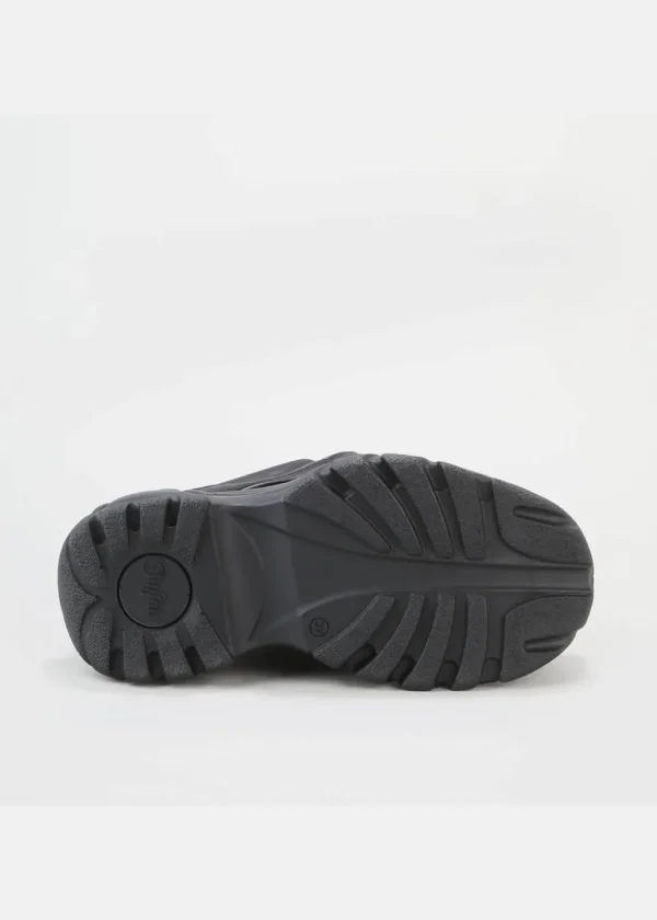 Buffalo London Classic Low Leather Platform Sneakers Black