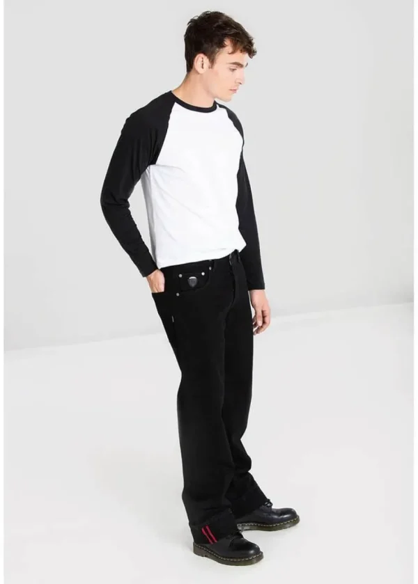 Chet Rock Men's Loose Larry Jeans Black
