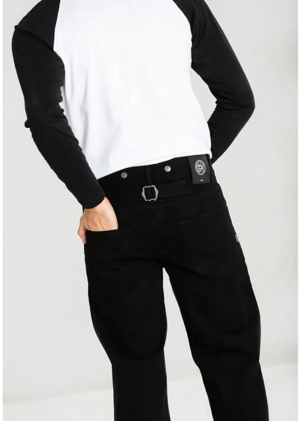 Chet Rock Men's Loose Larry Jeans Black