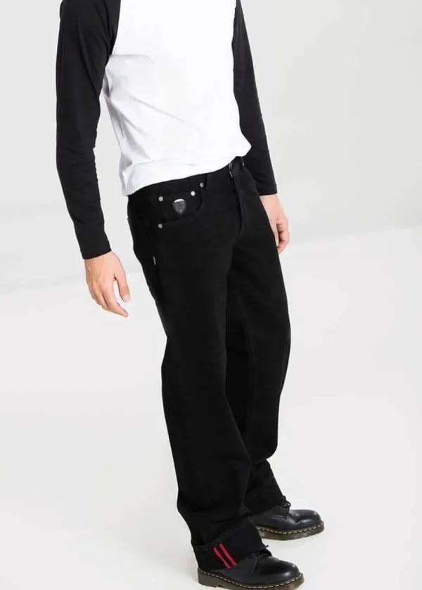 Chet Rock Men's Slim Jim Jeans Black
