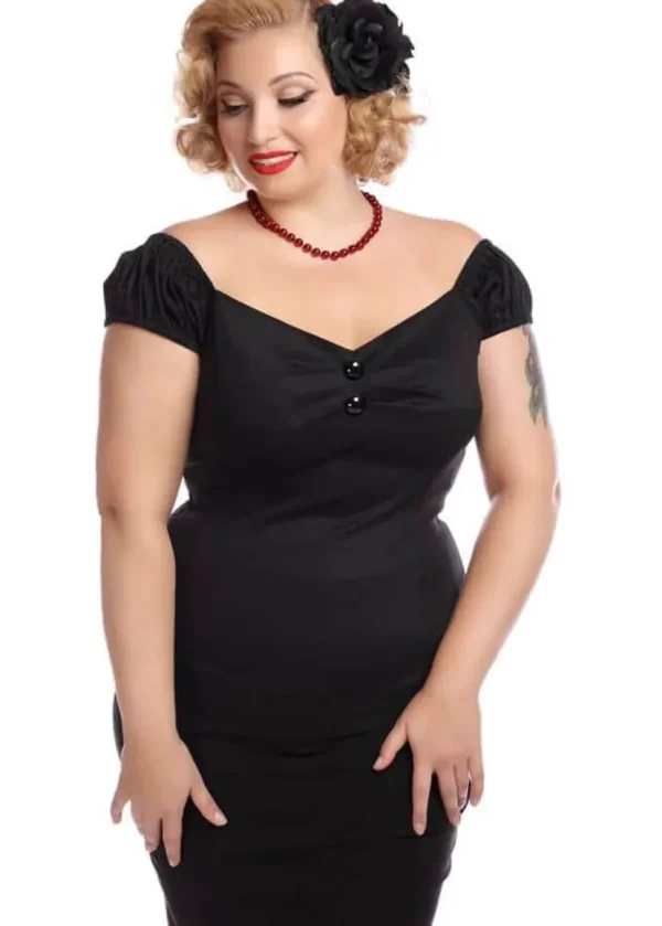 Collectif Dolores 50's Top Black