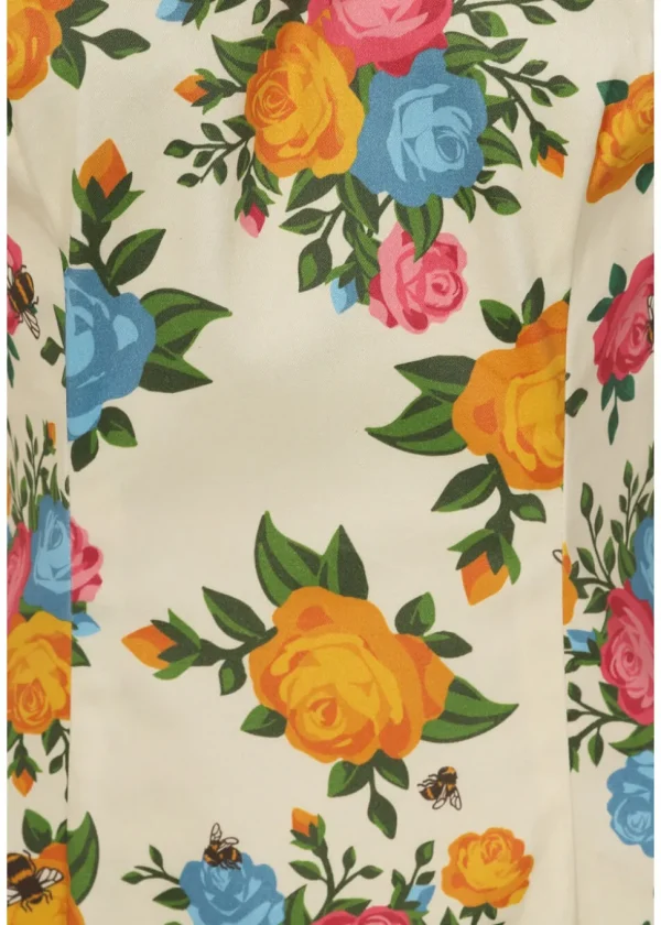 Collectif Jill Rose Garden 50's Swing Dress Multi