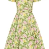 Collectif Maria English Orchard 50's Swing Dress Multi