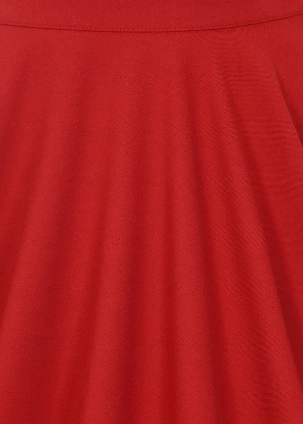 Collectif Milla 50's Swing Skirt Red