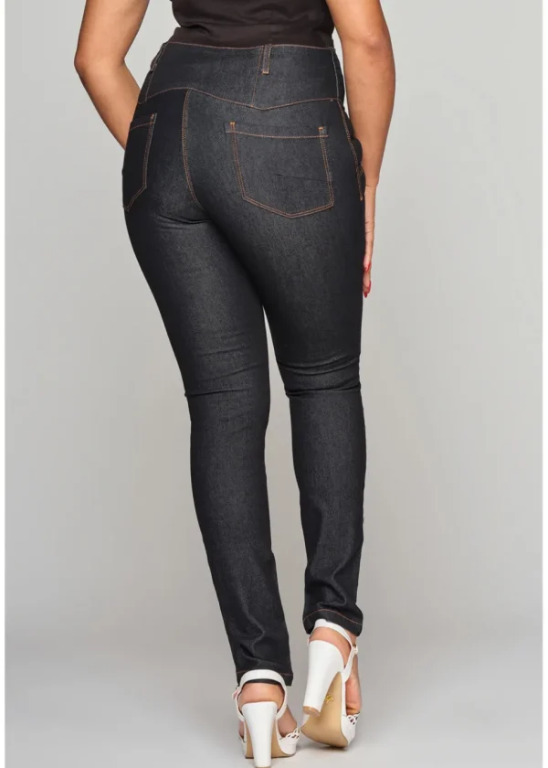 Collectif Rebel Katie Slim Fit Jeans Black