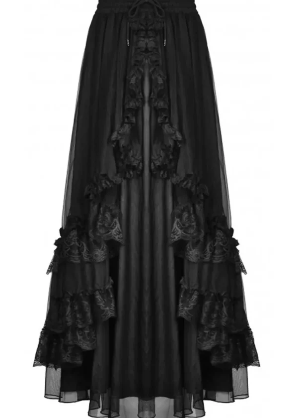 Dark In Love Britannia Maxi Skirt Black