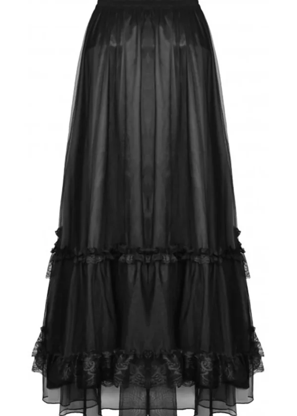 Dark In Love Britannia Maxi Skirt Black