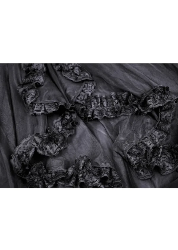 Dark In Love Britannia Maxi Skirt Black