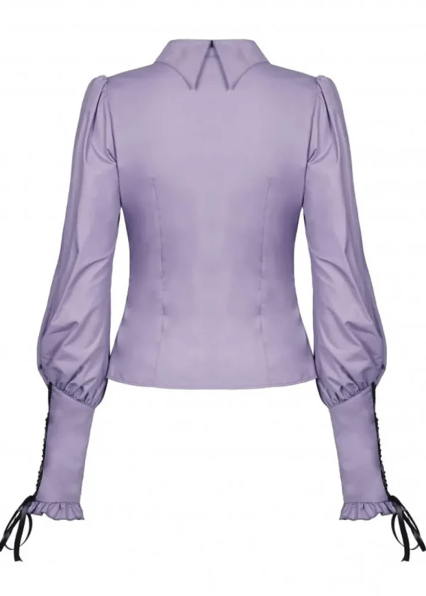 Dark In Love Witch Blouse Purple