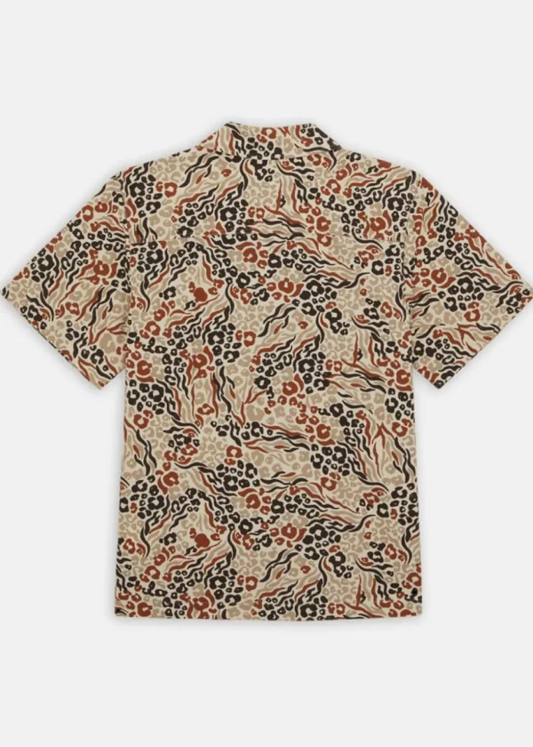 Dickies Men Saltville Shirt Red Camouflage