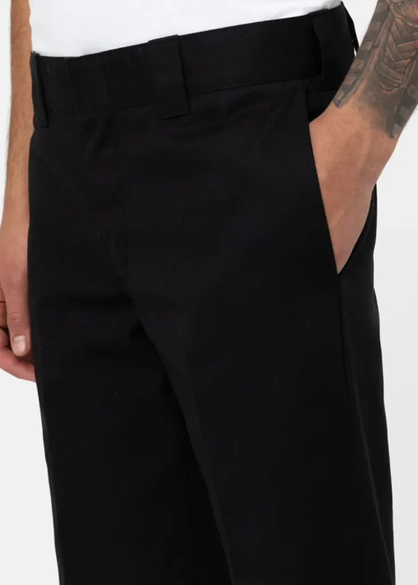 Dickies Mens 873 Slim Straight Chino Trousers Black