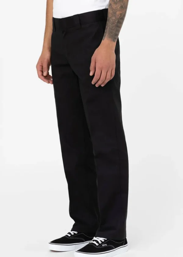 Dickies Mens 873 Slim Straight Chino Trousers Black