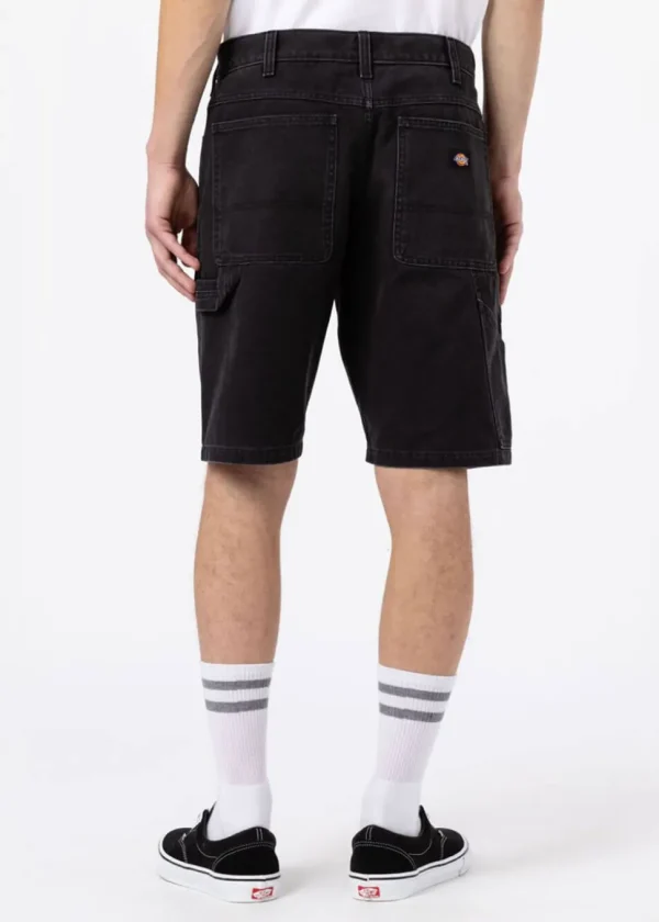 Dickies Men's Duck Canvas Shorts Stonewash Black