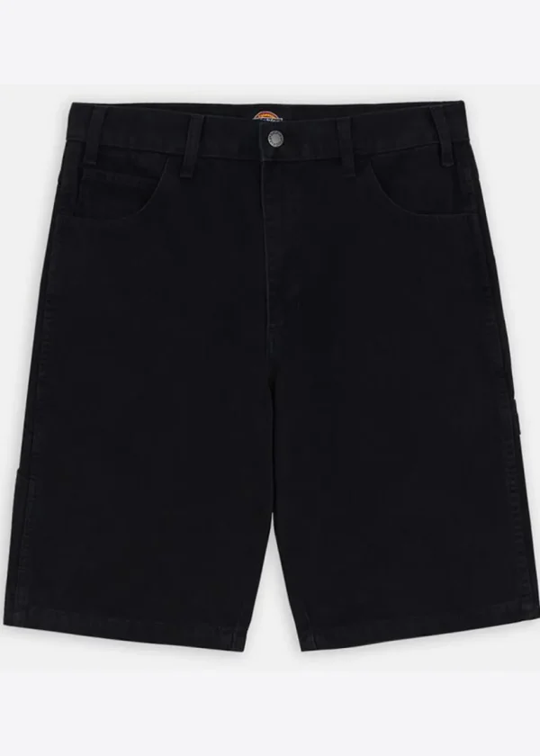 Dickies Men's Duck Canvas Shorts Stonewash Black