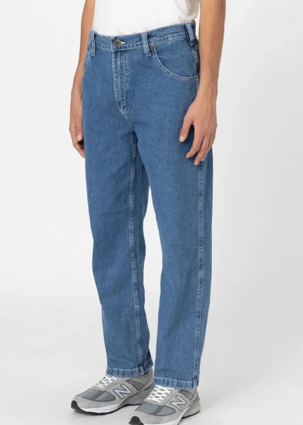 Dickies Mens Garyville Denim Jeans Classic Blue