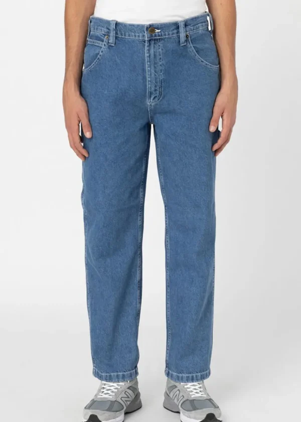 Dickies Mens Garyville Denim Jeans Classic Blue
