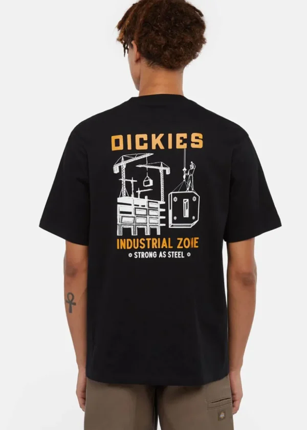 Dickies Mens Industrial Zone T-Shirt Black