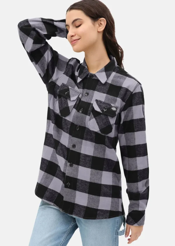 Dickies Men's Sacramento Flannel Shirt Gray