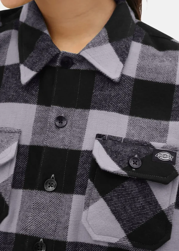 Dickies Men's Sacramento Flannel Shirt Gray