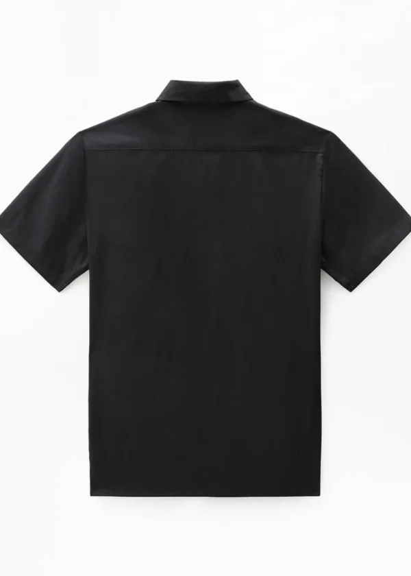 Dickies Mens Short Sleeve Work Shirt Black