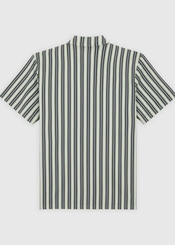Dickies Multi Stripe Shirt Iceberg Green