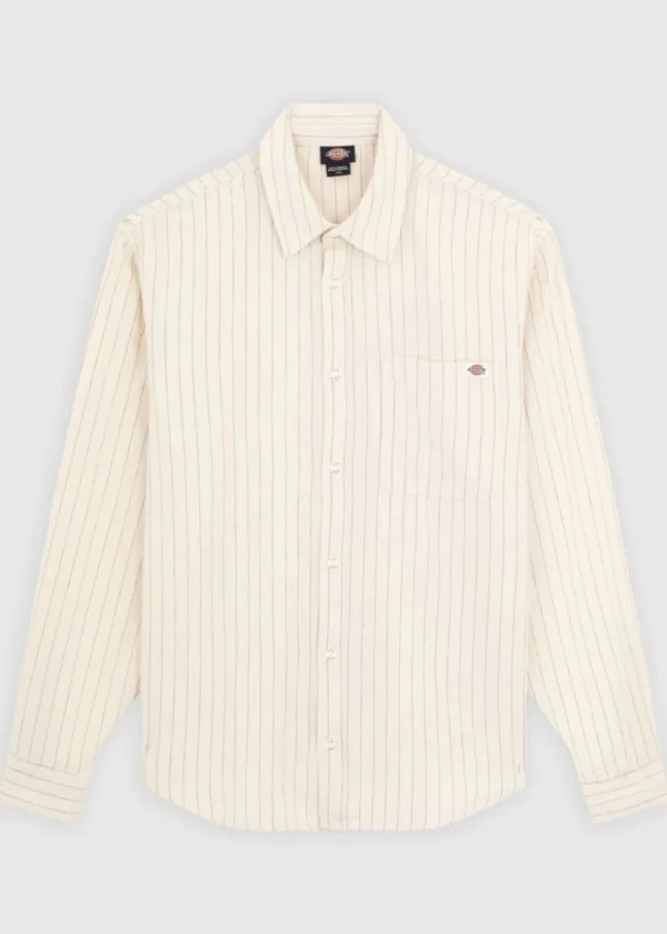 Dickies Service Stripe Shirt Egret Cream
