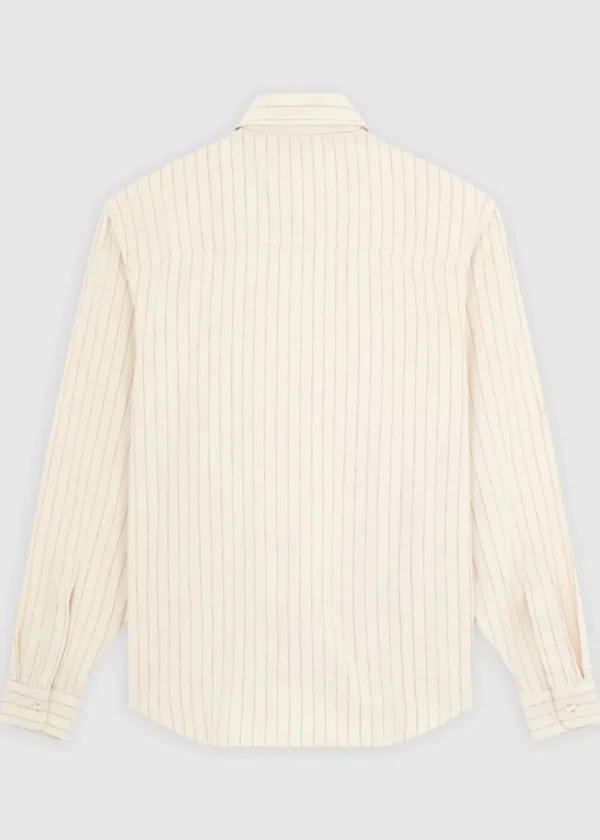 Dickies Service Stripe Shirt Egret Cream