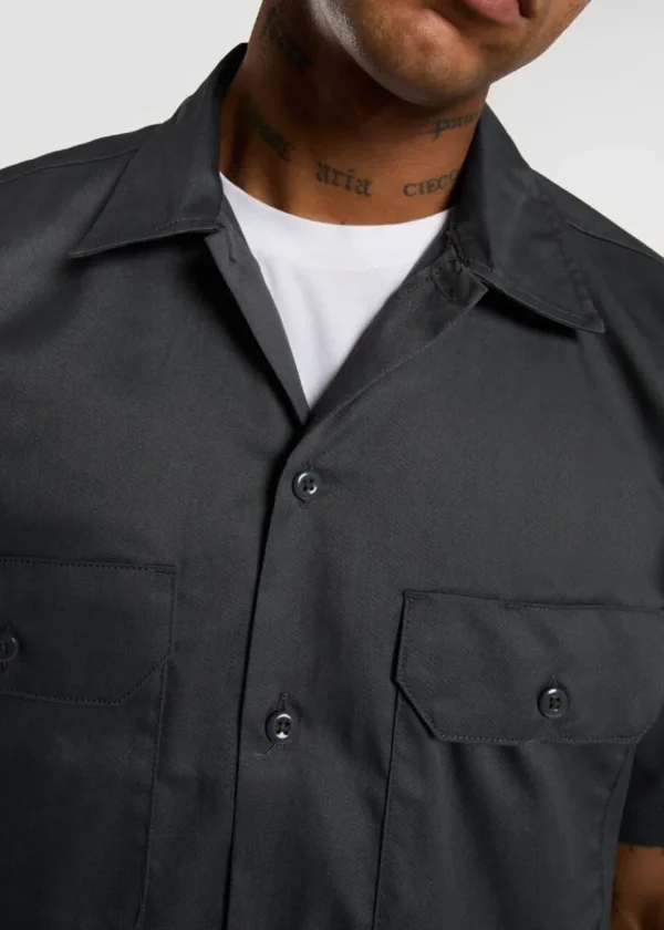 Dickies Work Short Sleeve Shirt Grey