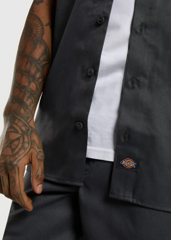 Dickies Work Short Sleeve Shirt Grey