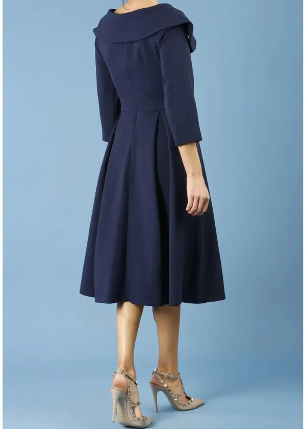 Diva Catwalk Gatsby 50's Swing Dress Black