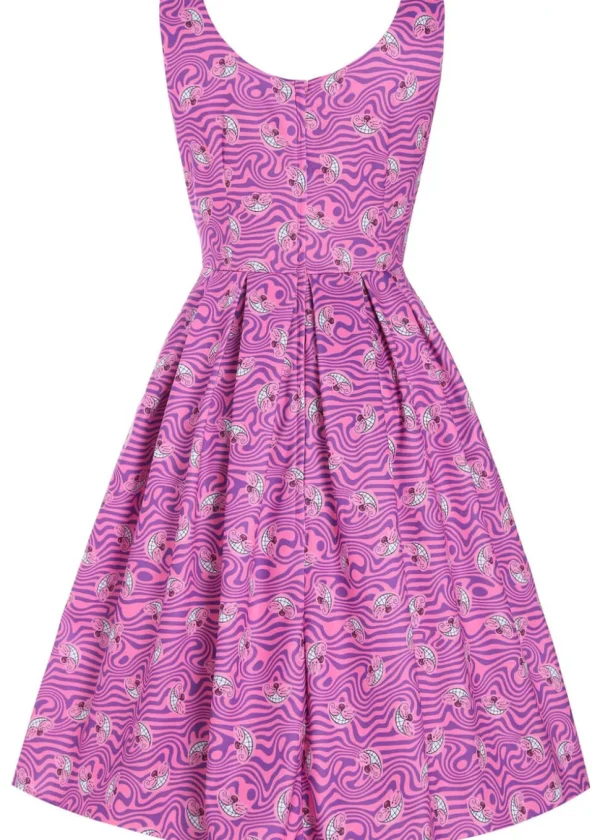 Dolly & Dotty Amanda Cheshire Cat 50's Swing Dress Pink