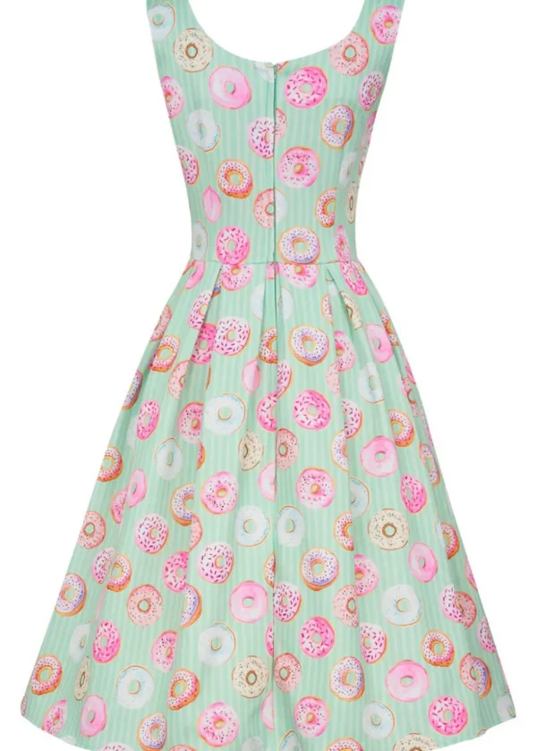Dolly & Dotty Amanda Donut Tea 50's Swing Dress Mint