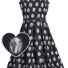 Dolly & Dotty Amanda Frankenstein Monster 50's Swing Dress Black
